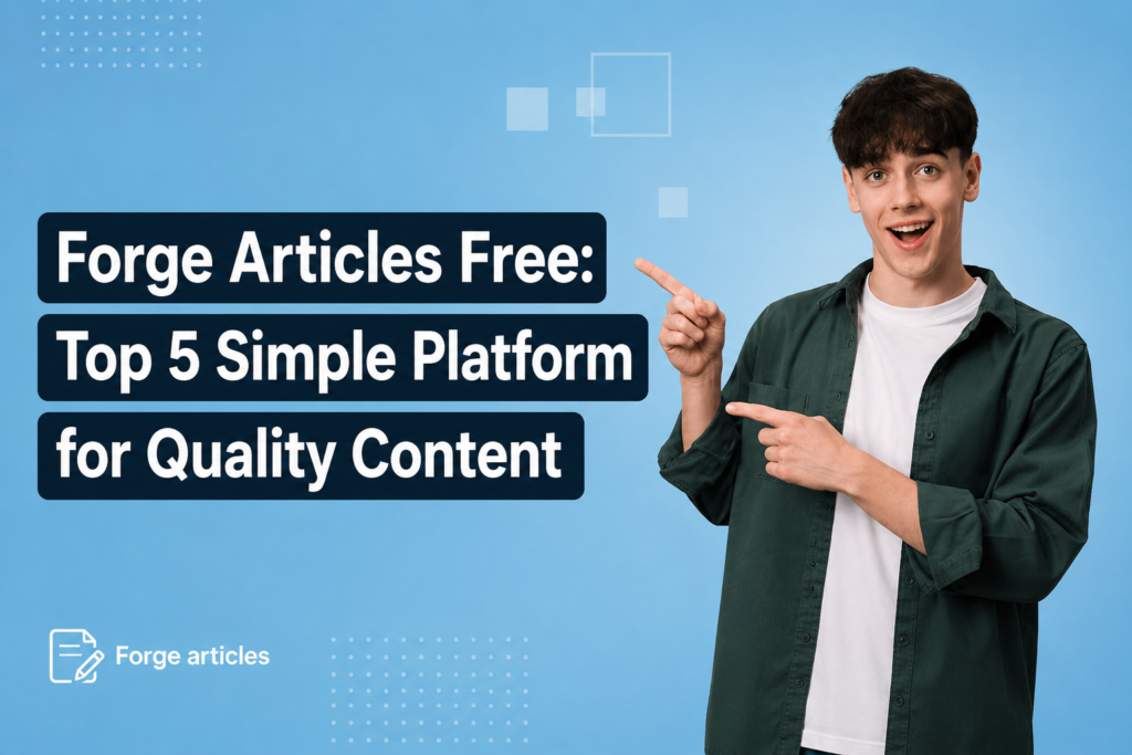 Forge articles free