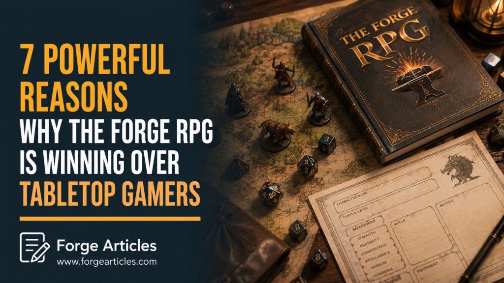 7 Powerful Reasons Why The Forge RPG Is Winning Over Tabletop Gamers The Forge RPG