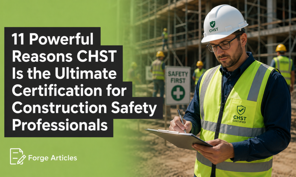 11 Powerful Reasons CHST Is the Ultimate Certification for Construction Safety Professionals chst