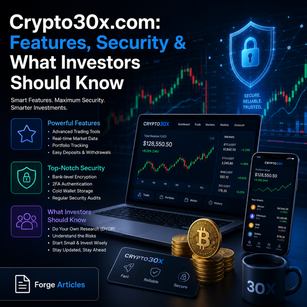 Crypto30x.com: What You Should Know Before Using a Crypto Trading Platform crypto30x.com