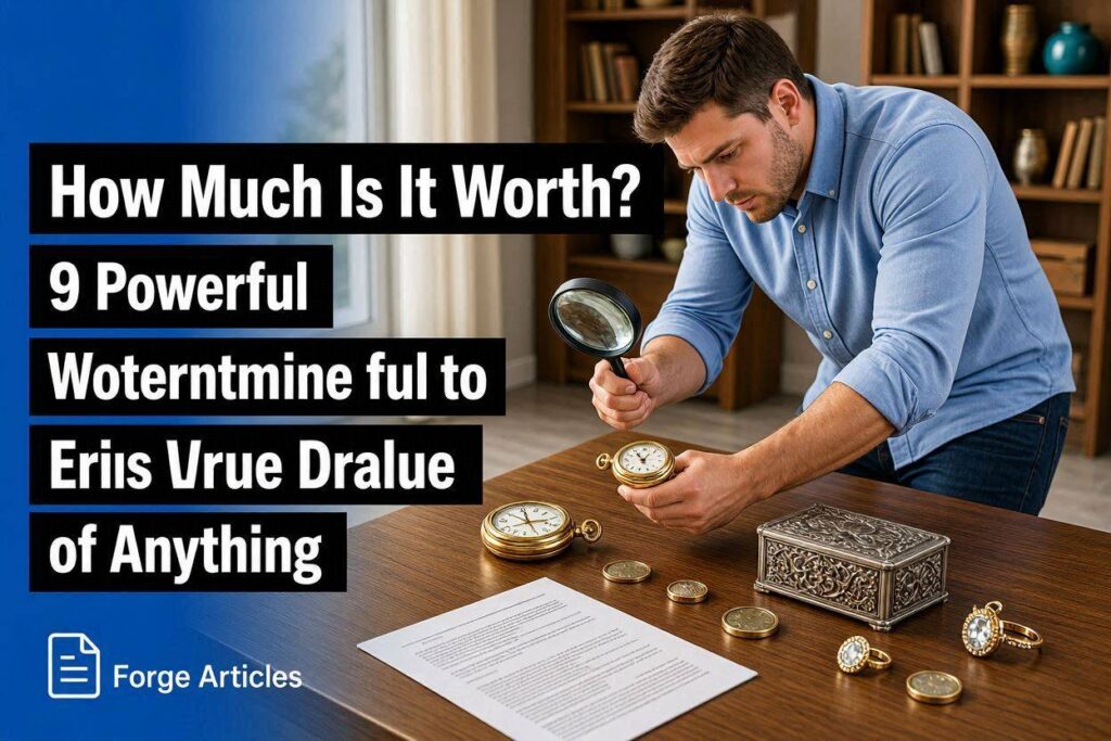 How Much Is It Worth? 9 Powerful Ways to Determine the True Value of Anything how much is it worth