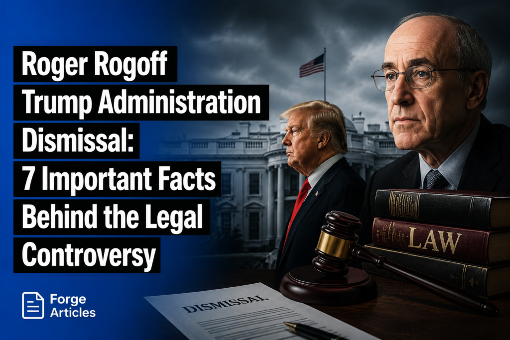 Roger Rogoff Trump Administration Dismissal: 7 Important Facts Behind the Legal Controversy roger rogoff trump administration dismissal