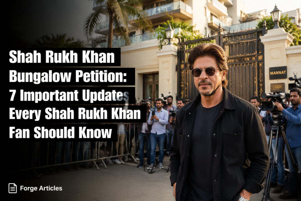 shah rukh khan bungalow petition