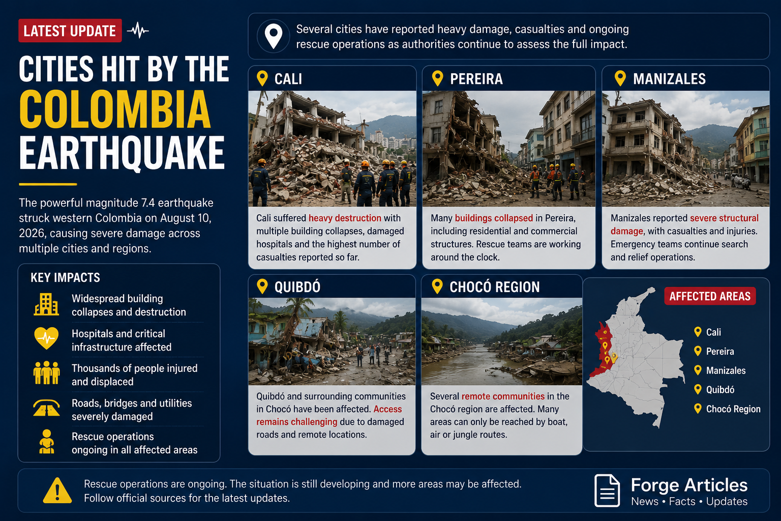 Colombia earthquake
