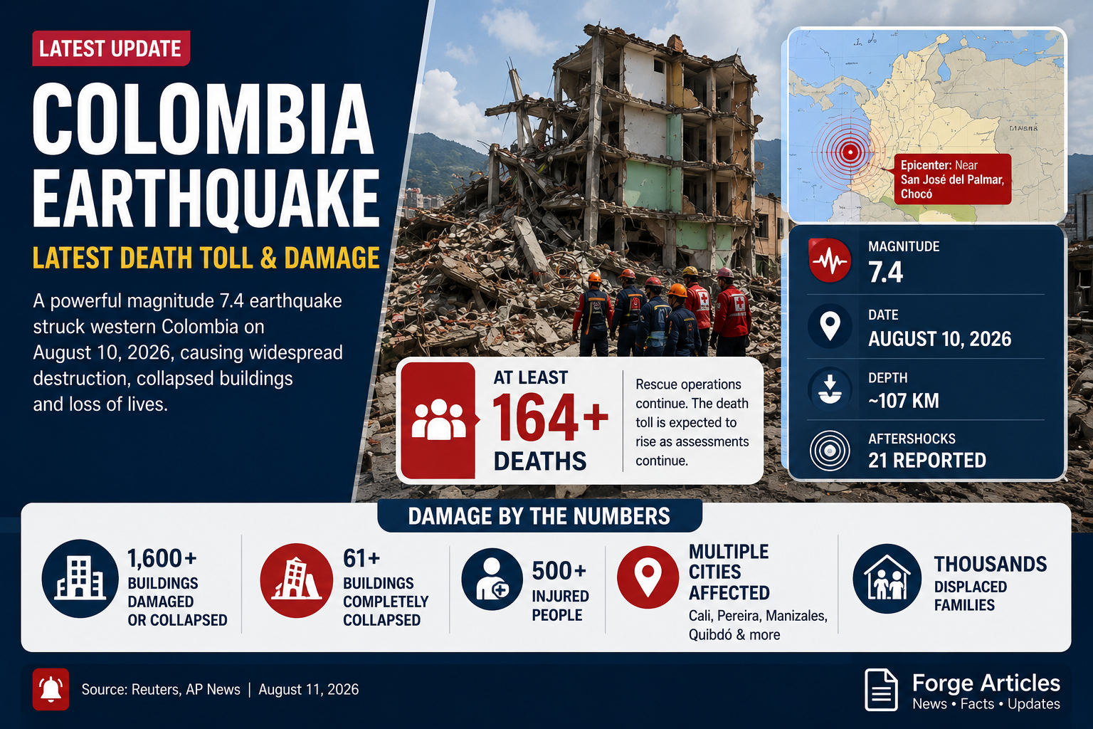 Colombia earthquake
