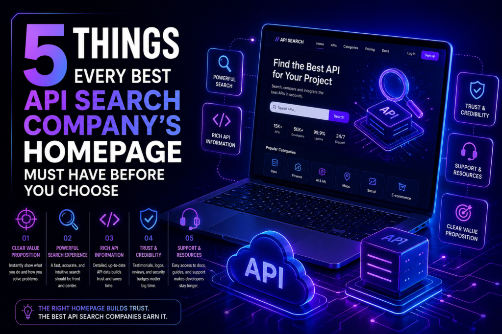 Best API Search Company’s Homepage